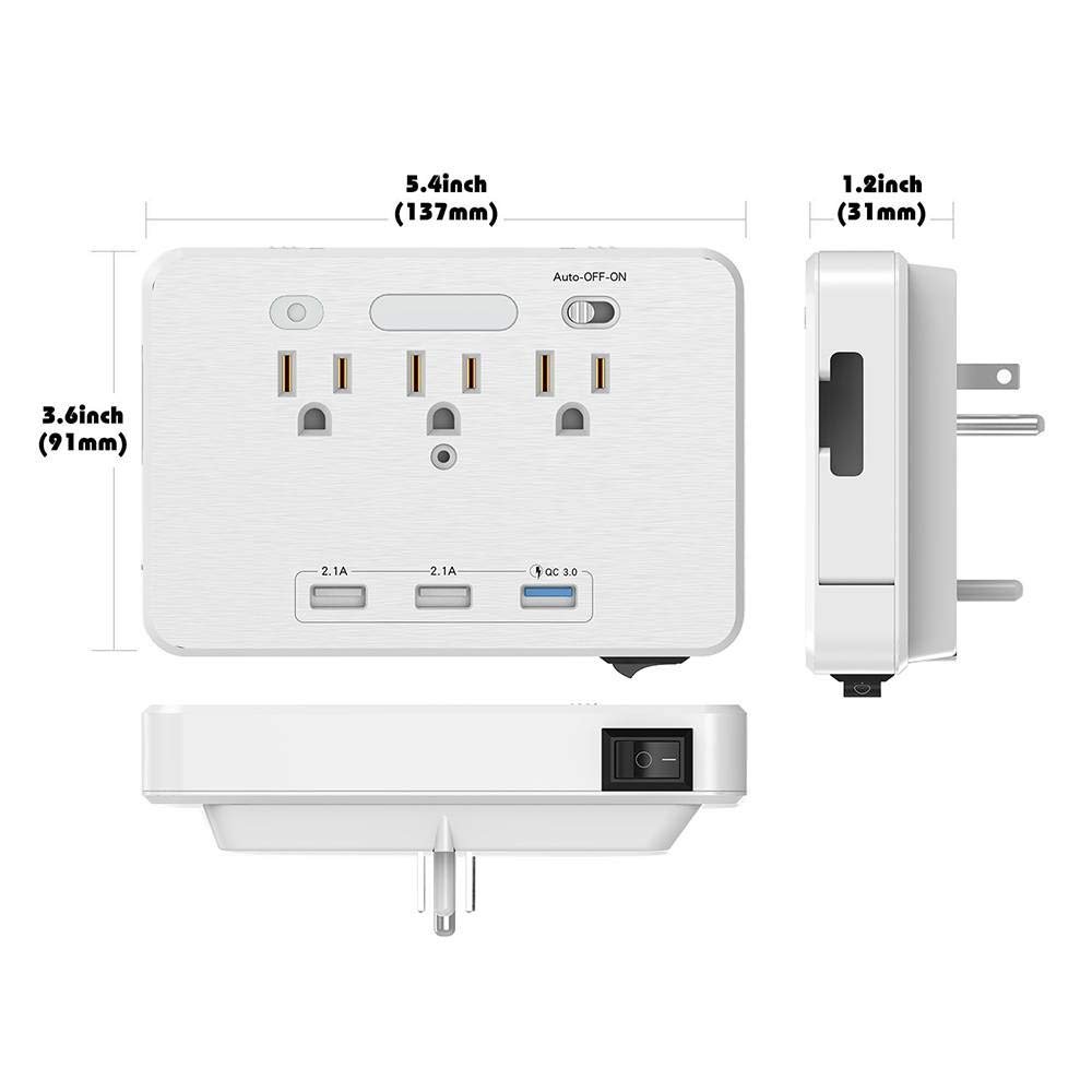 Wall mount QuickCharge 3.0 Adapter